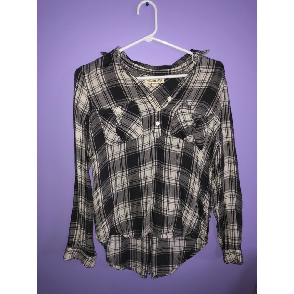 Cute Gray and White Flannel